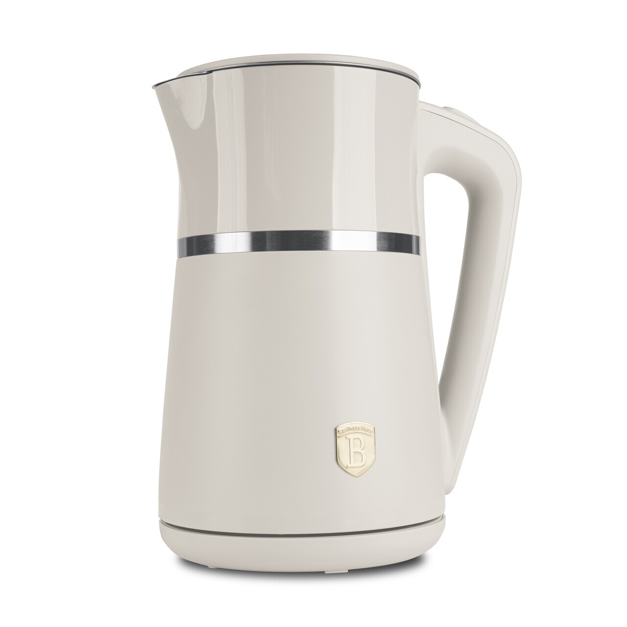 Ceainic electric cu pereti dubli Berlinger Haus, Sahara, 21.6x15.5x26.2 cm / 1.7 L, plastic/inox, crem mat - imagine 7